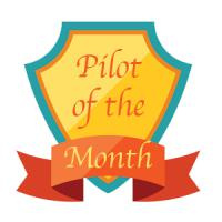 Pilot of the Month awarded on 2019-08-01 20:49:58